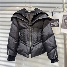 Moda - naprijed crna jakna